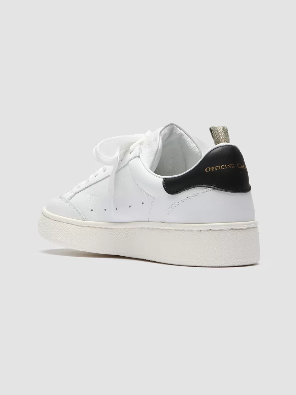mower_109__white_leather_sneakers_105612.webp Officine Creative Sneakers>MOWER 109 - White Leather Sneakers WHITE/BLACK