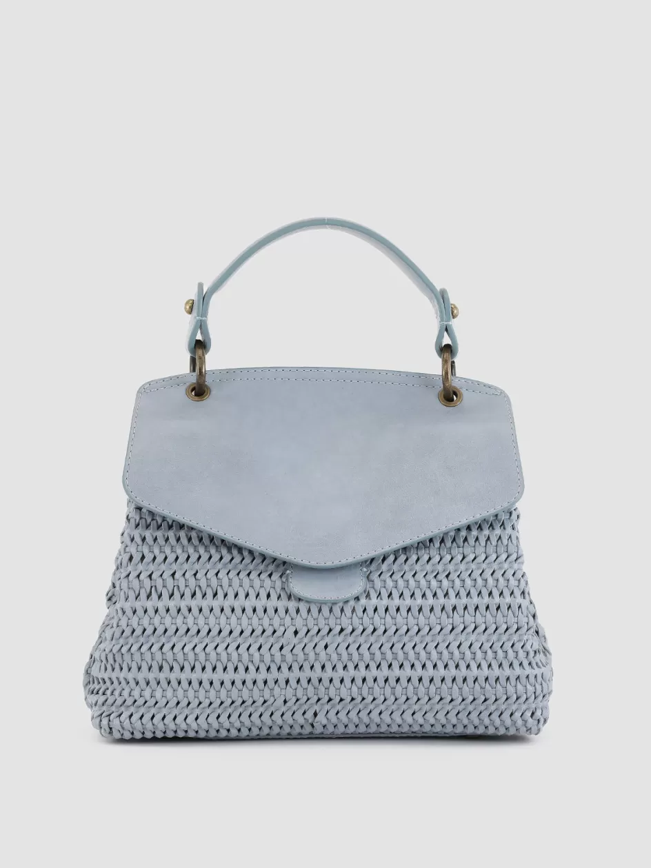 Officine Creative Bags>NOLITA 09 - Leather Handle Bag BLUE