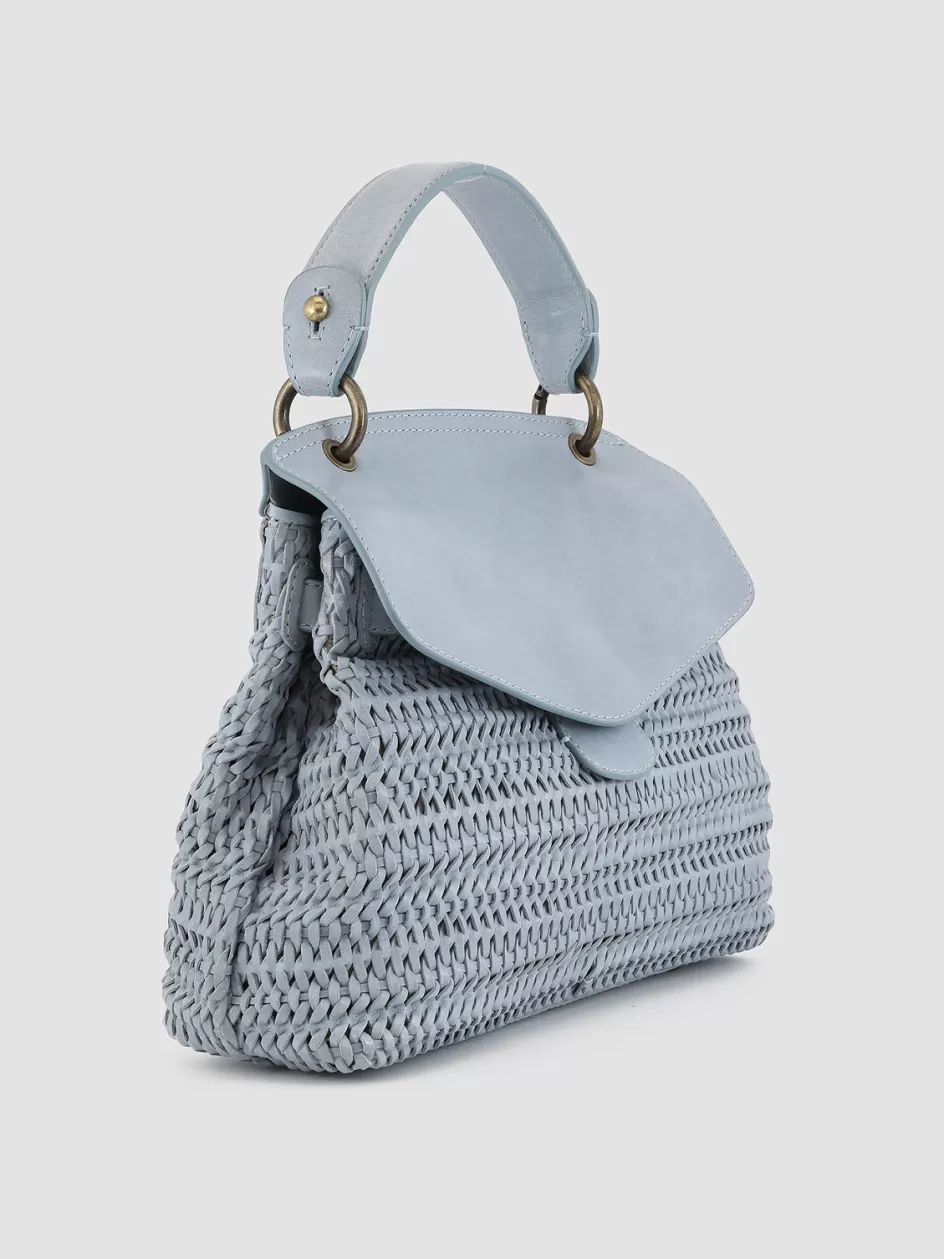 Officine Creative Bags>NOLITA 09 - Leather Handle Bag BLUE