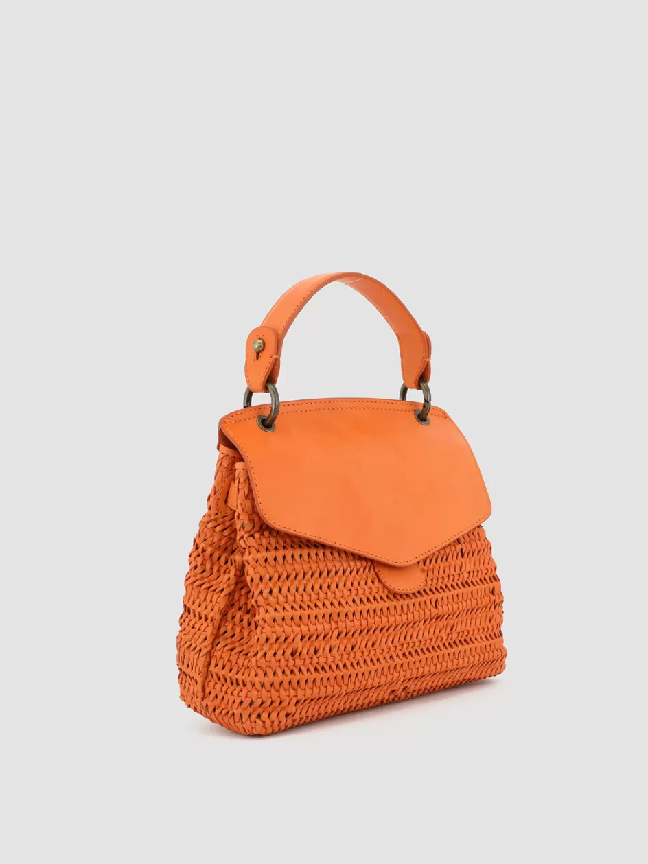 Officine Creative Bags>NOLITA 09 - Leather Handle Bag ORANGE