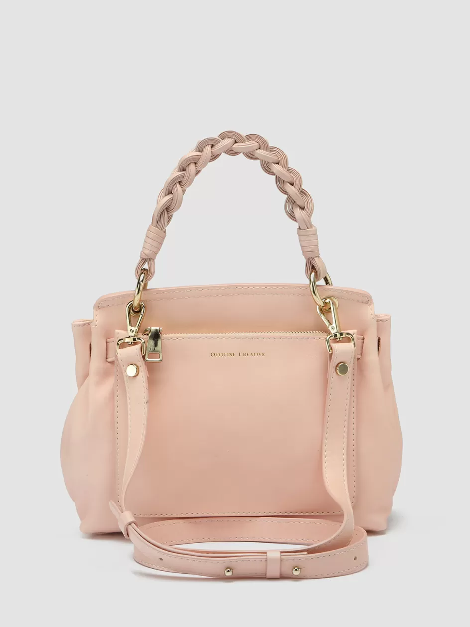 nolita_woven_201__rose_nappa_leather_hand_bag_105035.webp Officine Creative Bags>NOLITA WOVEN 201 - Nappa Leather Hand Bag ROSE