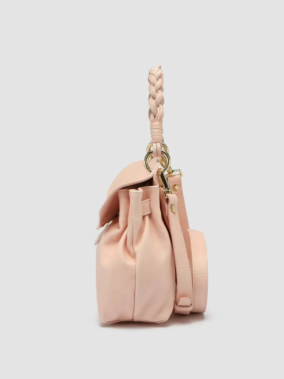 nolita_woven_201__rose_nappa_leather_hand_bag_105036.webp Officine Creative Bags>NOLITA WOVEN 201 - Nappa Leather Hand Bag ROSE
