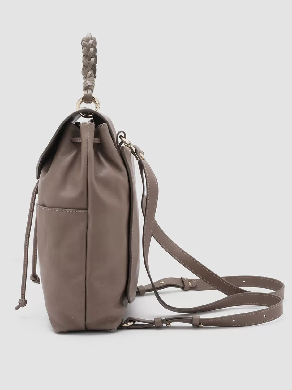 nolita_woven_213__taupe_leather_backpack_105023.webp Officine Creative Bags>NOLITA WOVEN 213 - Leather Backpack TAUPE