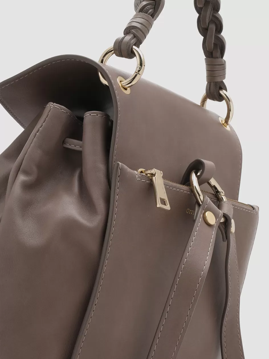 nolita_woven_213__taupe_leather_backpack_105025.webp Officine Creative Bags>NOLITA WOVEN 213 - Leather Backpack TAUPE