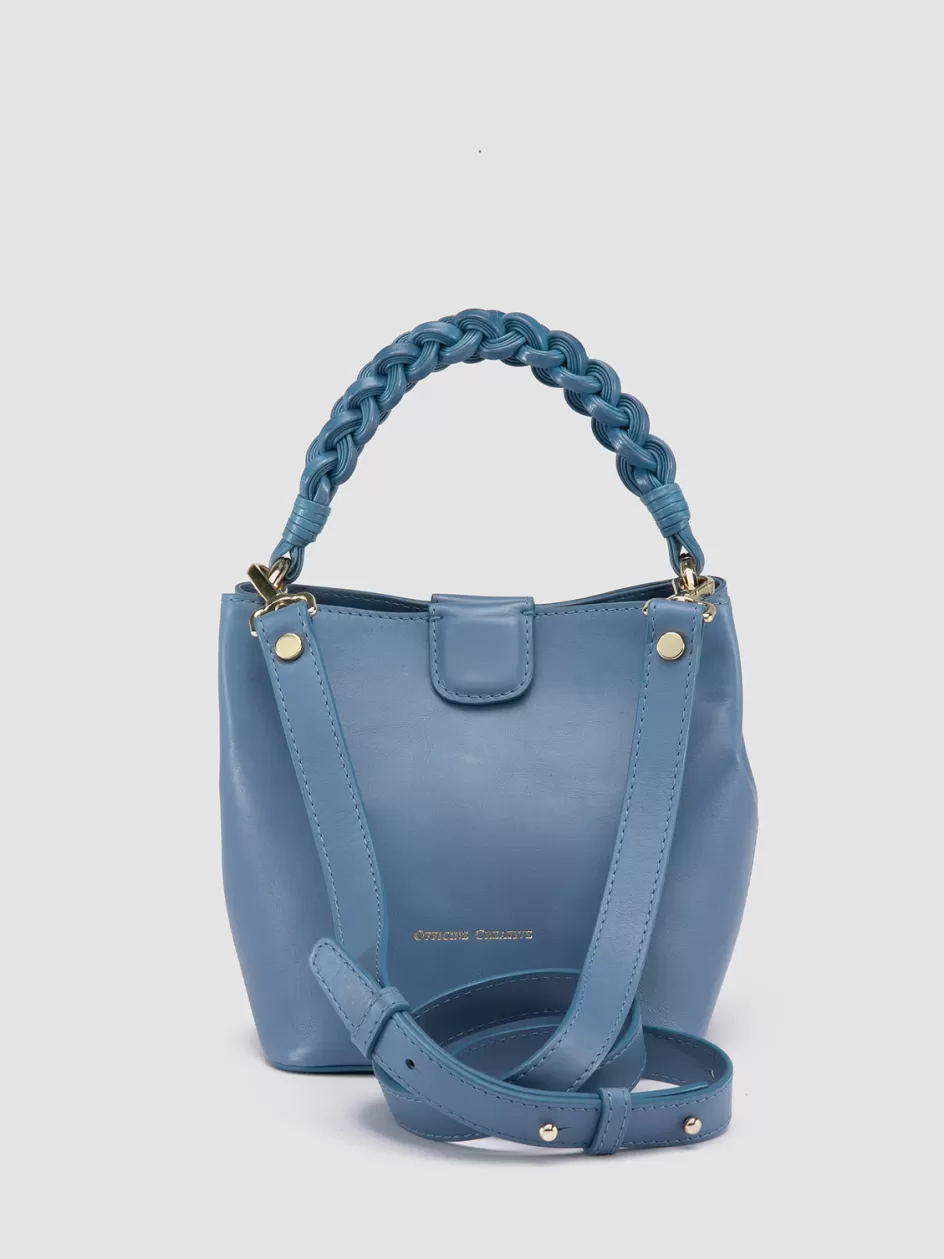 nolita_woven_227__blue_leather_crossbody_bag_104181.webp Officine Creative Icons | Bags>NOLITA WOVEN 227 - Leather Crossbody Bag BLUE