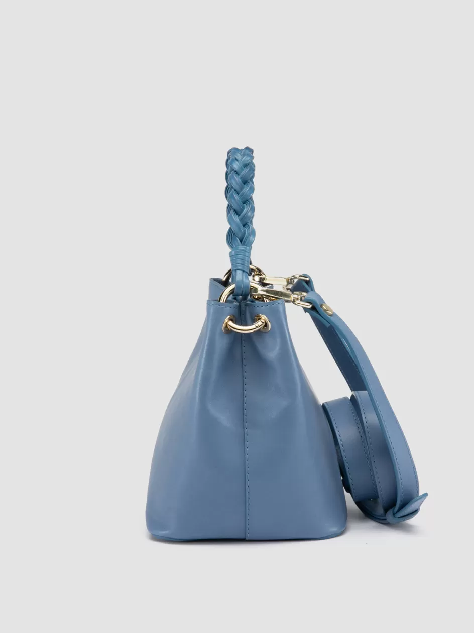 nolita_woven_227__blue_leather_crossbody_bag_104182.webp Officine Creative Icons | Bags>NOLITA WOVEN 227 - Leather Crossbody Bag BLUE