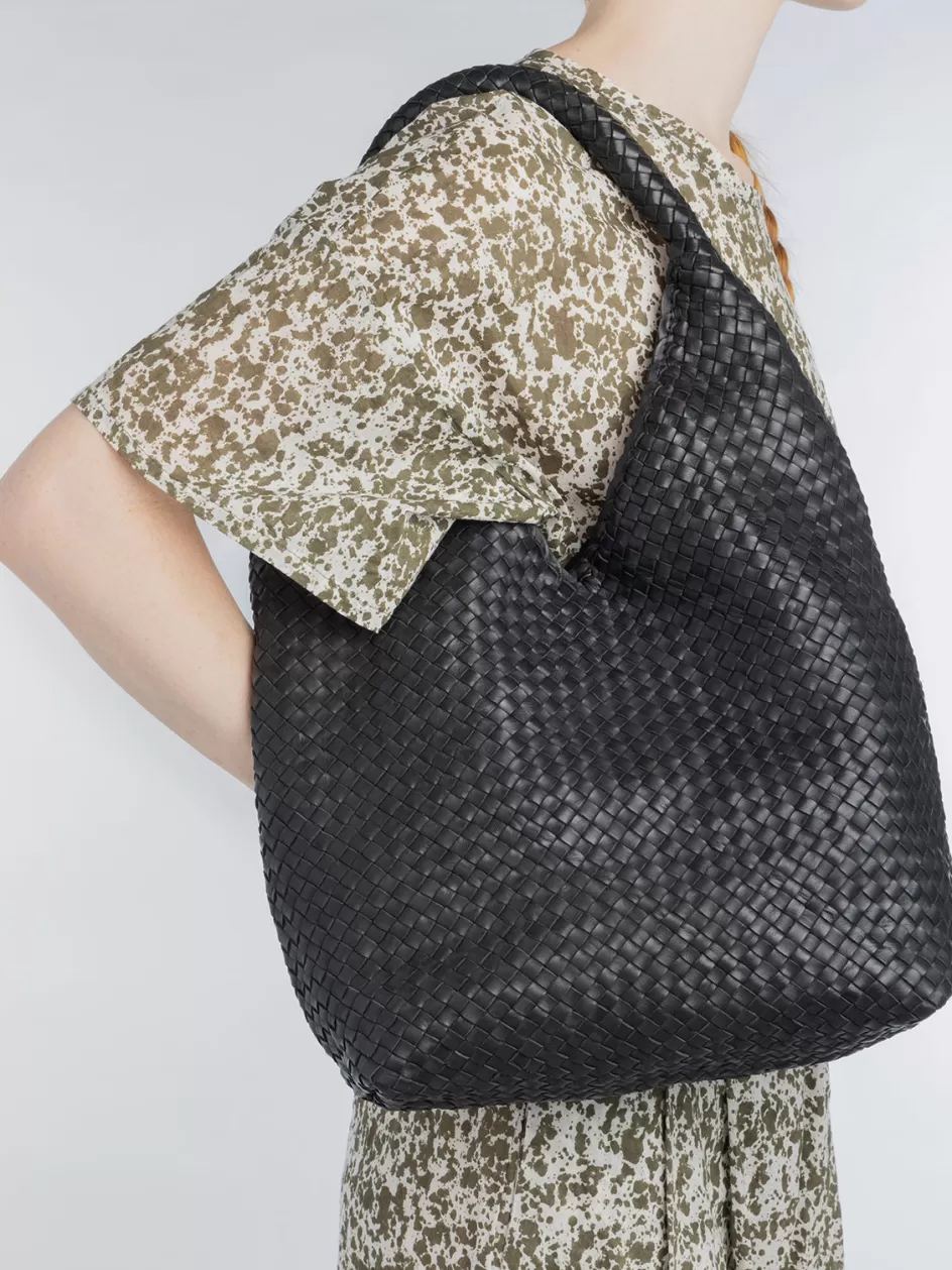 oc_class_063__dark_brown_woven_leather_shoulderbag_104311.webp Officine Creative Icons | Bags>OC CLASS 063 - Woven Leather Shoulderbag DARK BROWN