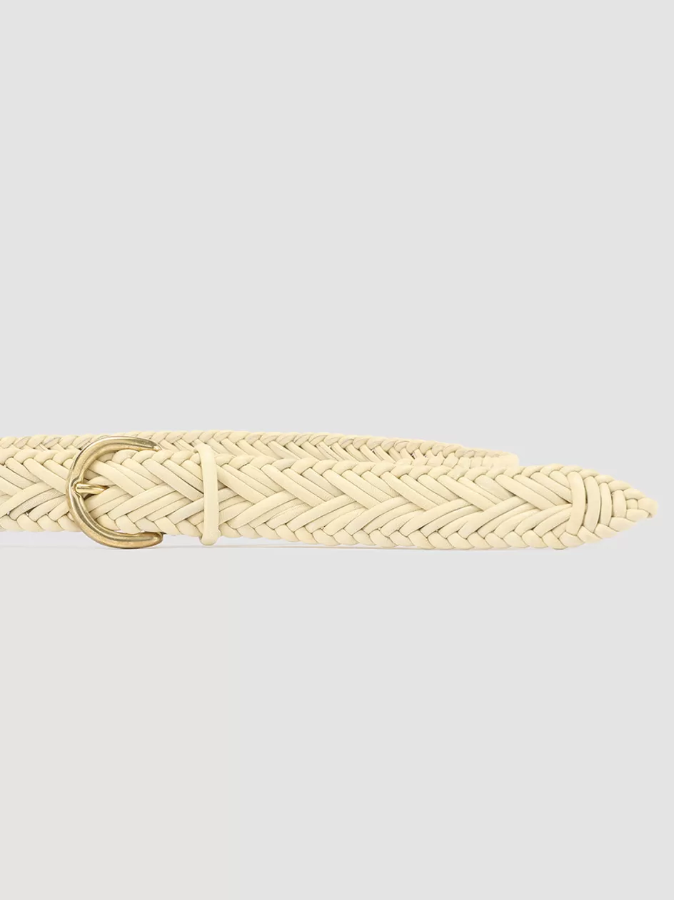 oc_strip_36__ivory_woven_leather_belt_103255.webp Officine Creative Woven Leather Selection | Belts>OC STRIP 36 - Ivory Woven Leather Belt CREAM