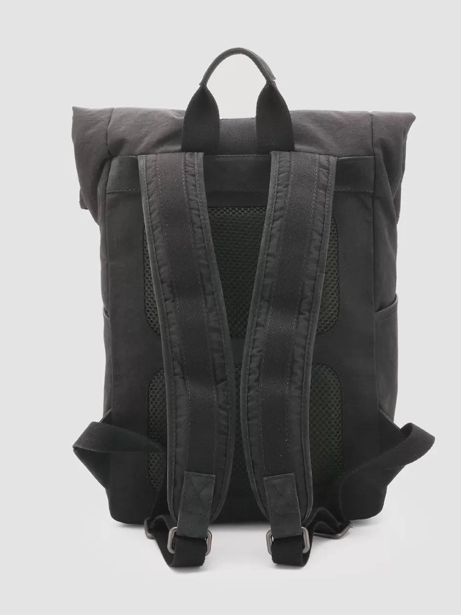 pilot_001__black_nubuck__nylon_backpack_100185.webp Officine Creative Backpacks | Backpacks>PILOT 001 - Nubuck & Nylon Backpack BLACK