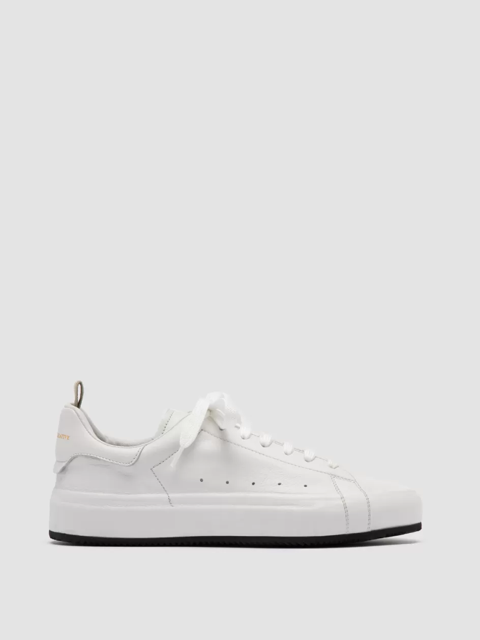 Officine Creative Sneakers>PRIMARY 101 - Leather Sneakers WHITE