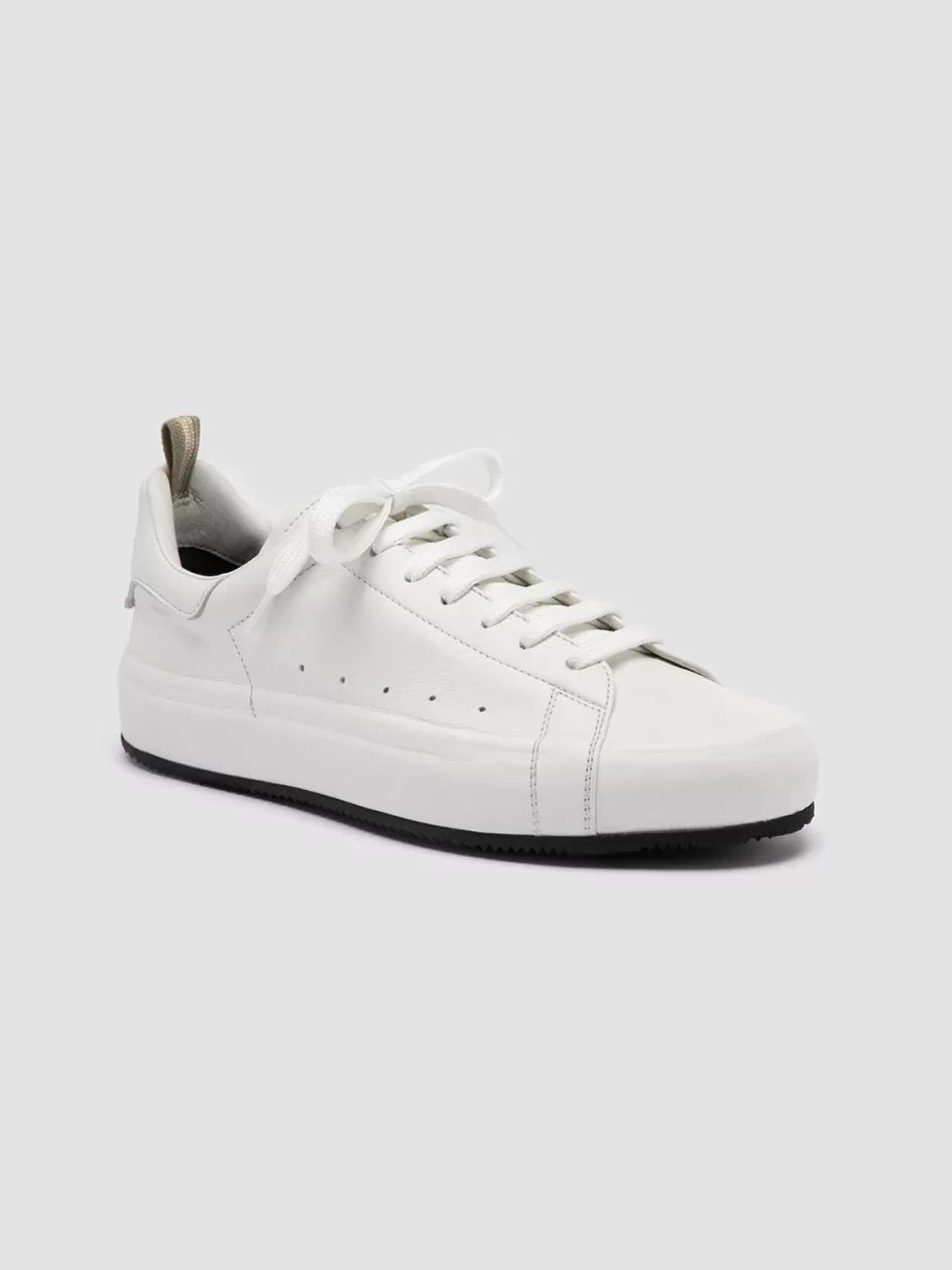 primary_101__white_leather_sneakers_105546.webp Officine Creative Sneakers>PRIMARY 101 - Leather Sneakers WHITE