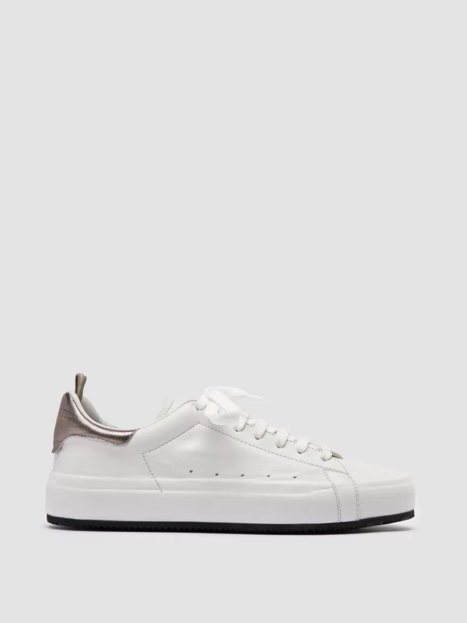 Officine Creative Sneakers>PRIMARY 101 - Leather Sneakers WHITE