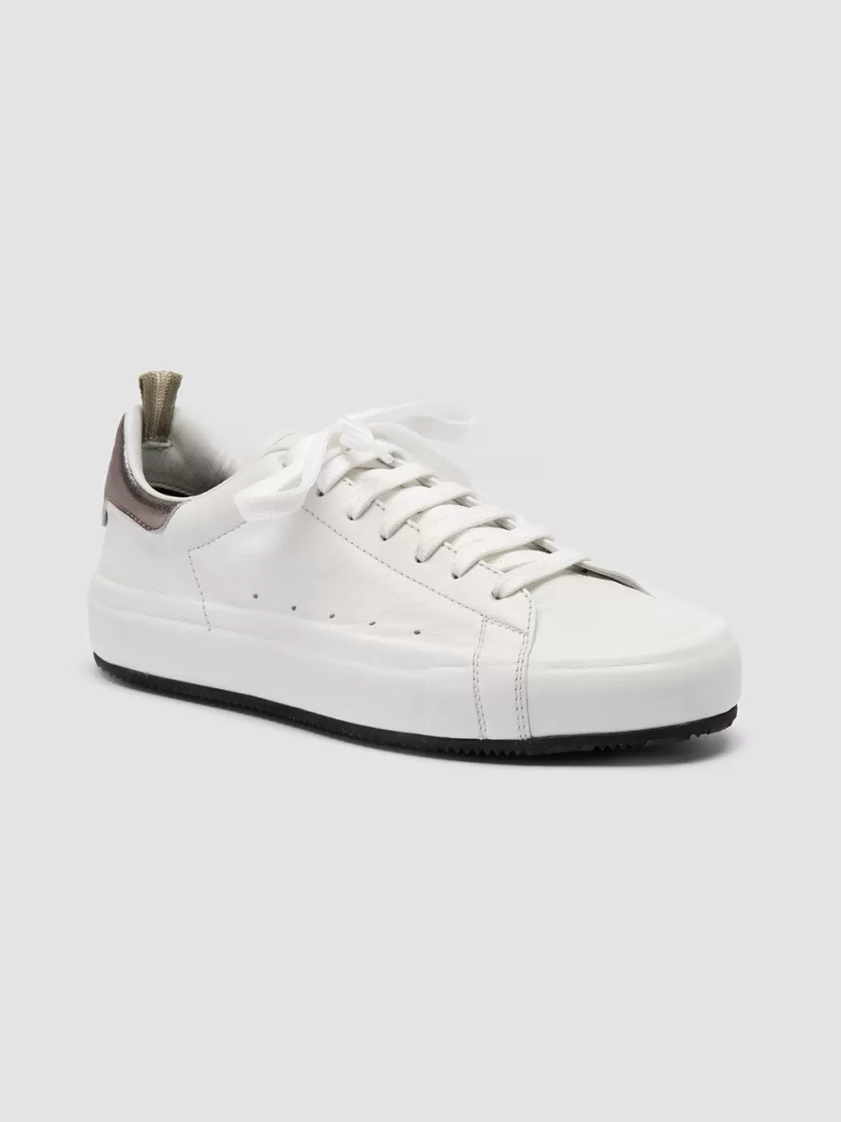 primary_101__white_leather_sneakers_105551.webp Officine Creative Sneakers>PRIMARY 101 - Leather Sneakers WHITE