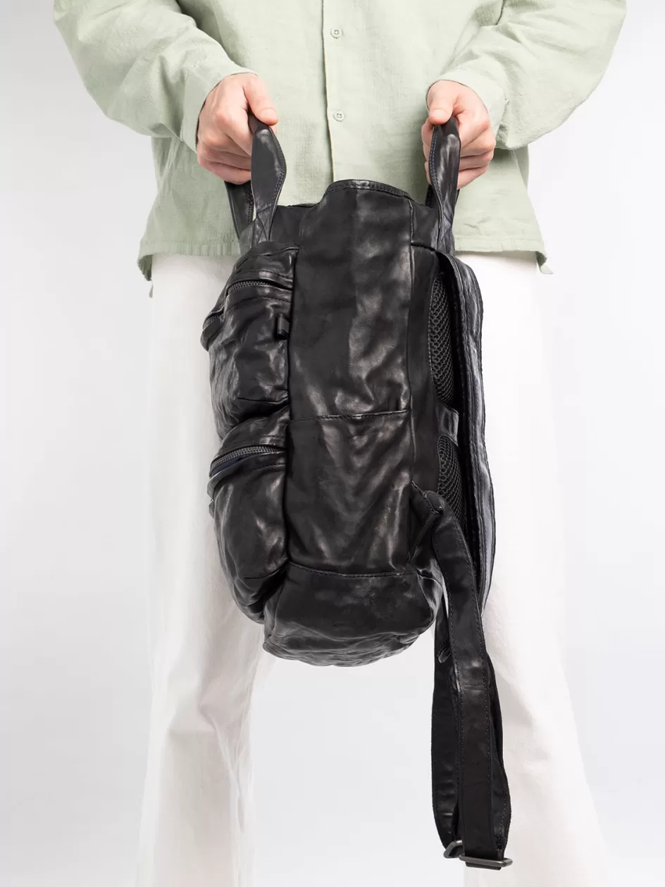 recruit_014__green_leather_backpack_100143.webp Officine Creative Backpacks | Backpacks>RECRUIT 014 - Leather Backpack GREEN