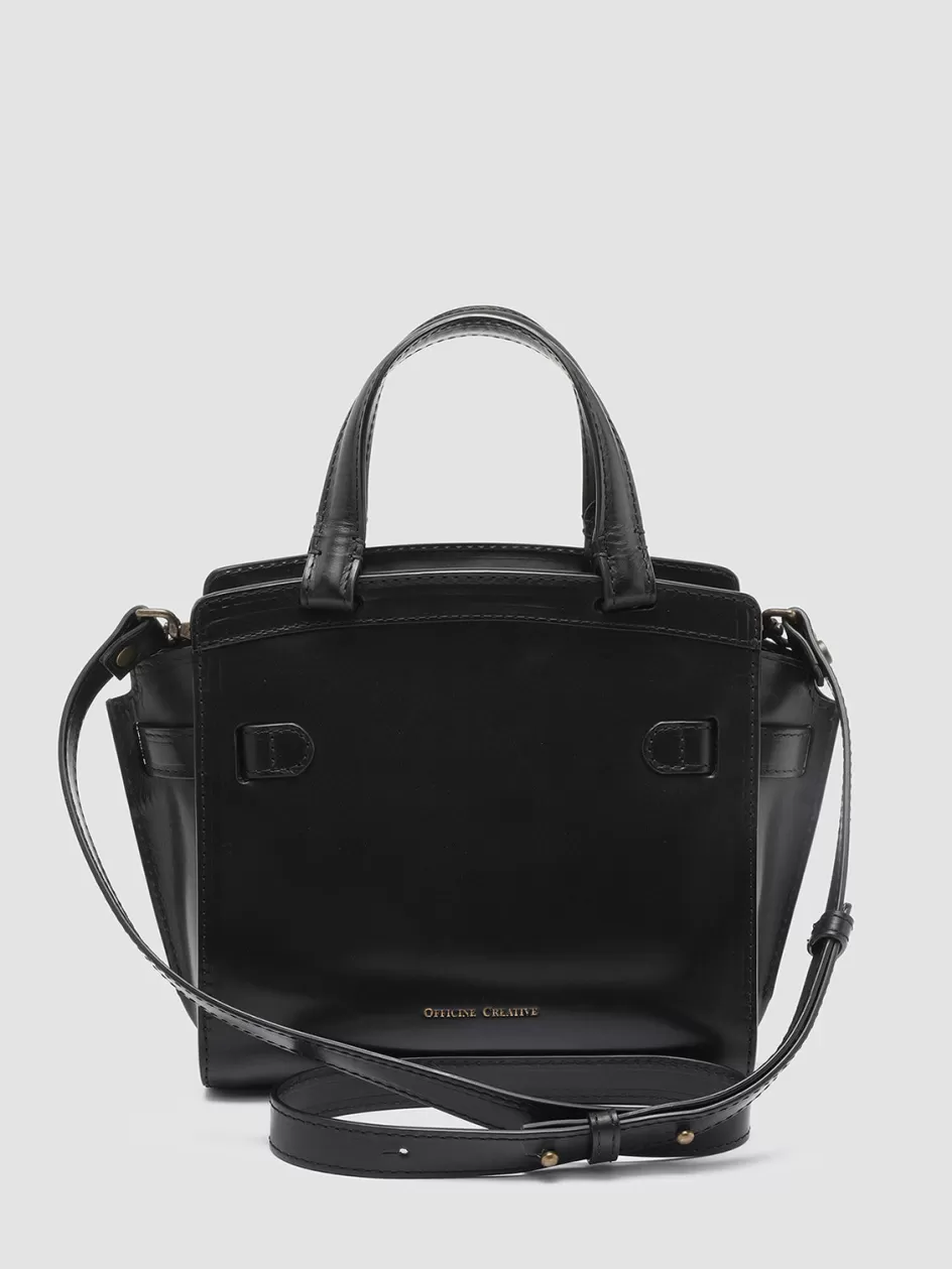 saddle_009__black_leather_hand_bag_104143.webp Officine Creative Icons | Bags>SADDLE 009 - Leather Hand Bag BLACK