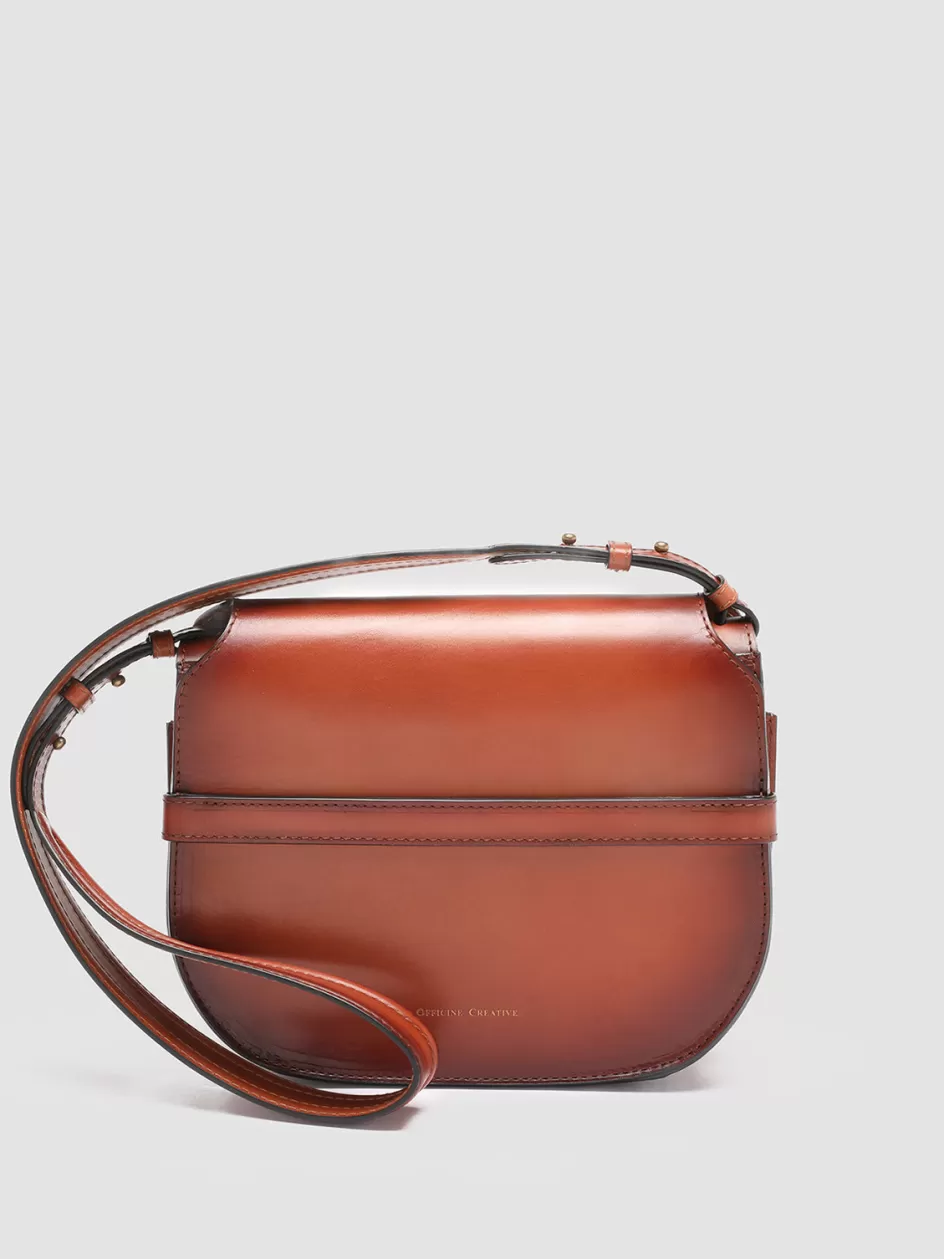 saddle_011__brown_leather_crossbody_bag_104154.webp Officine Creative Icons | Bags>SADDLE 011 - Brown Leather Crossbody Bag RHUM