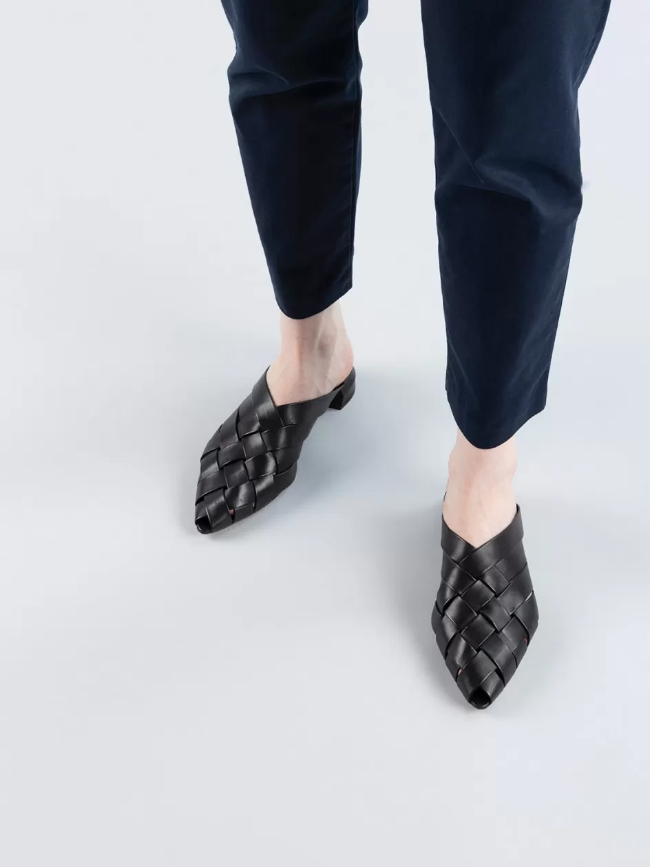 sage_105__black_leather_mule_sandals_105460.webp Officine Creative Sandals | Mules>SAGE 105 - Leather Mule Sandals BLACK