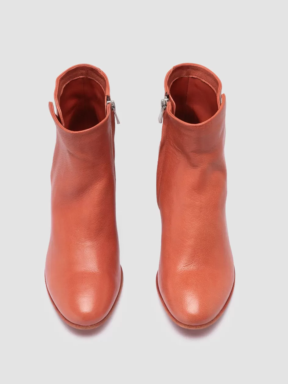 Officine Creative Boots & Booties>SHIRLEE 001 - Leather Boots ORANGE