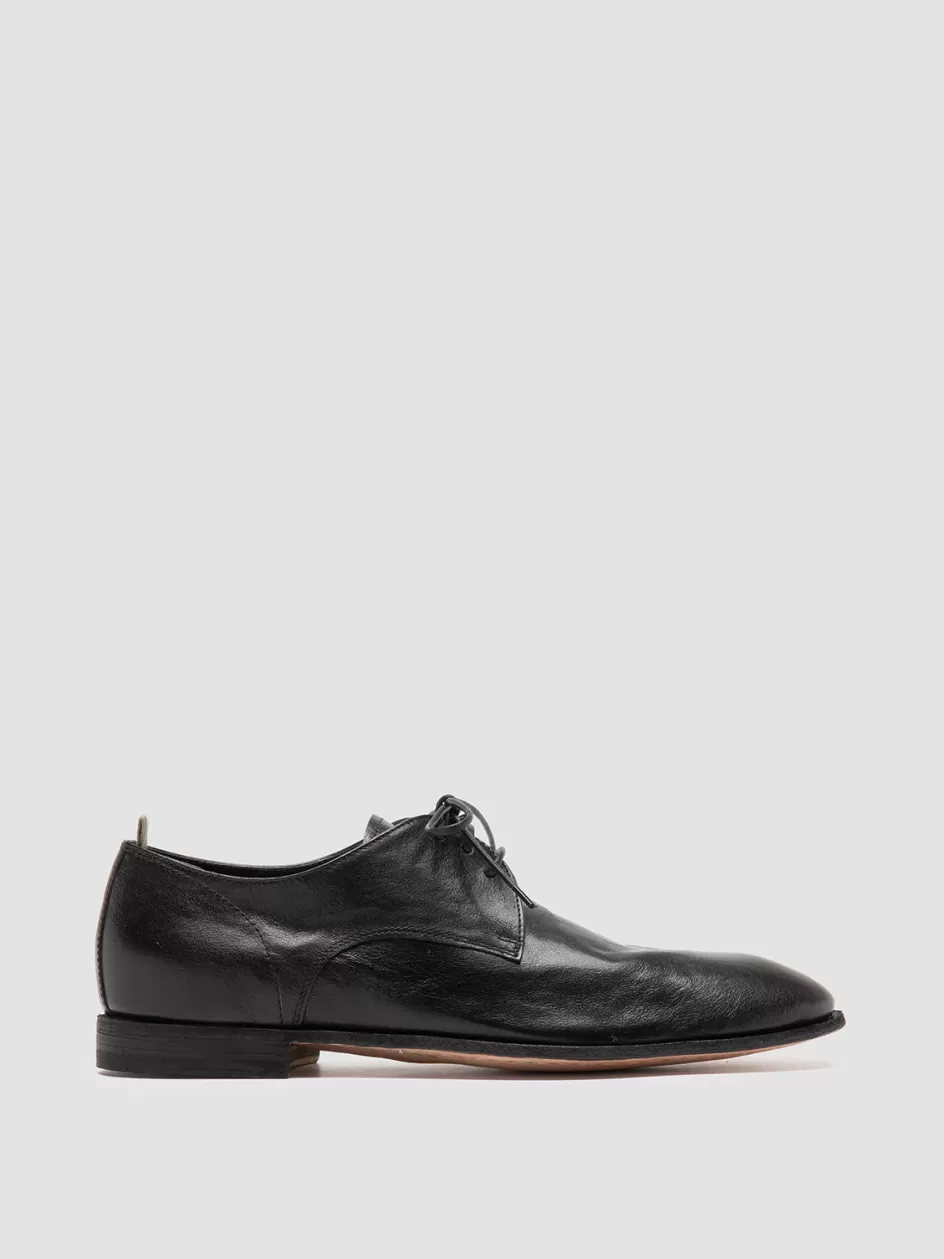 Officine Creative Derbies | Formal Shoes>SOLITUDE 002 - Leather Derby Shoes BLACK