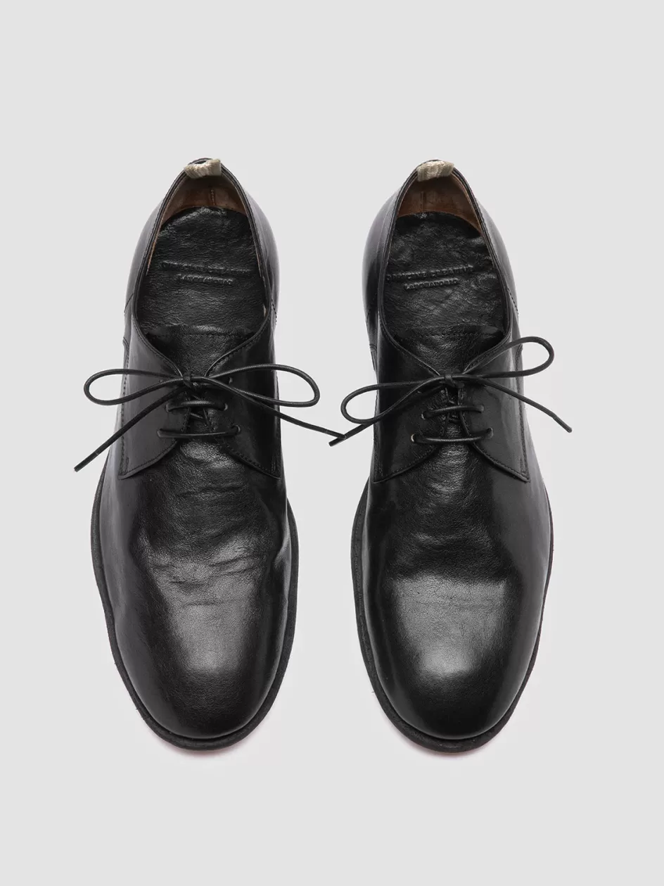 Officine Creative Derbies | Formal Shoes>SOLITUDE 002 - Leather Derby Shoes BLACK
