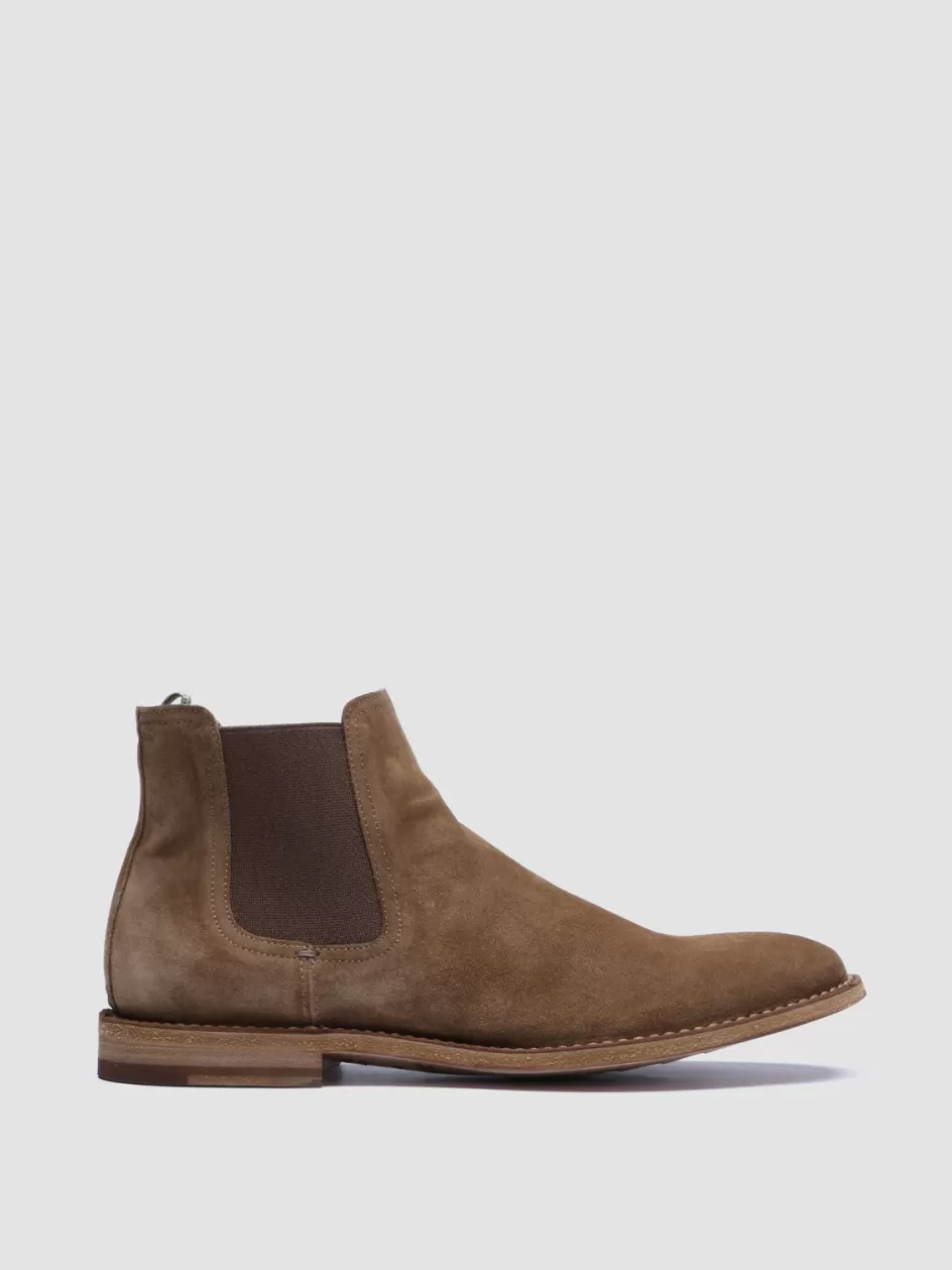 Officine Creative Ankle Boots>STEPLE 015 - Suede Chelsea Boots TOSCANO