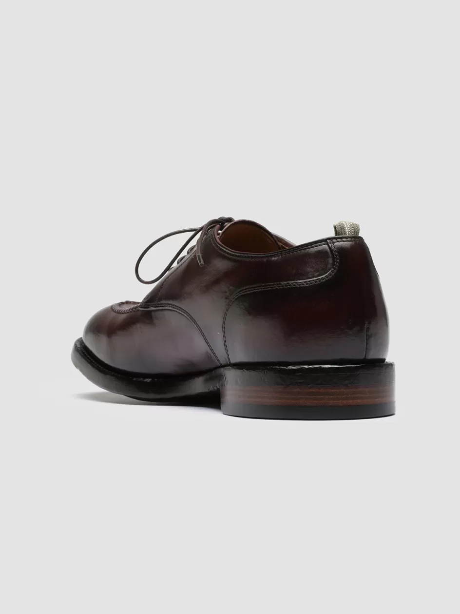 temple_005__burgundy_leather_derby_shoes_98649.webp Officine Creative Derbies | Icons>TEMPLE 005 - Leather Derby Shoes BURGUNDY