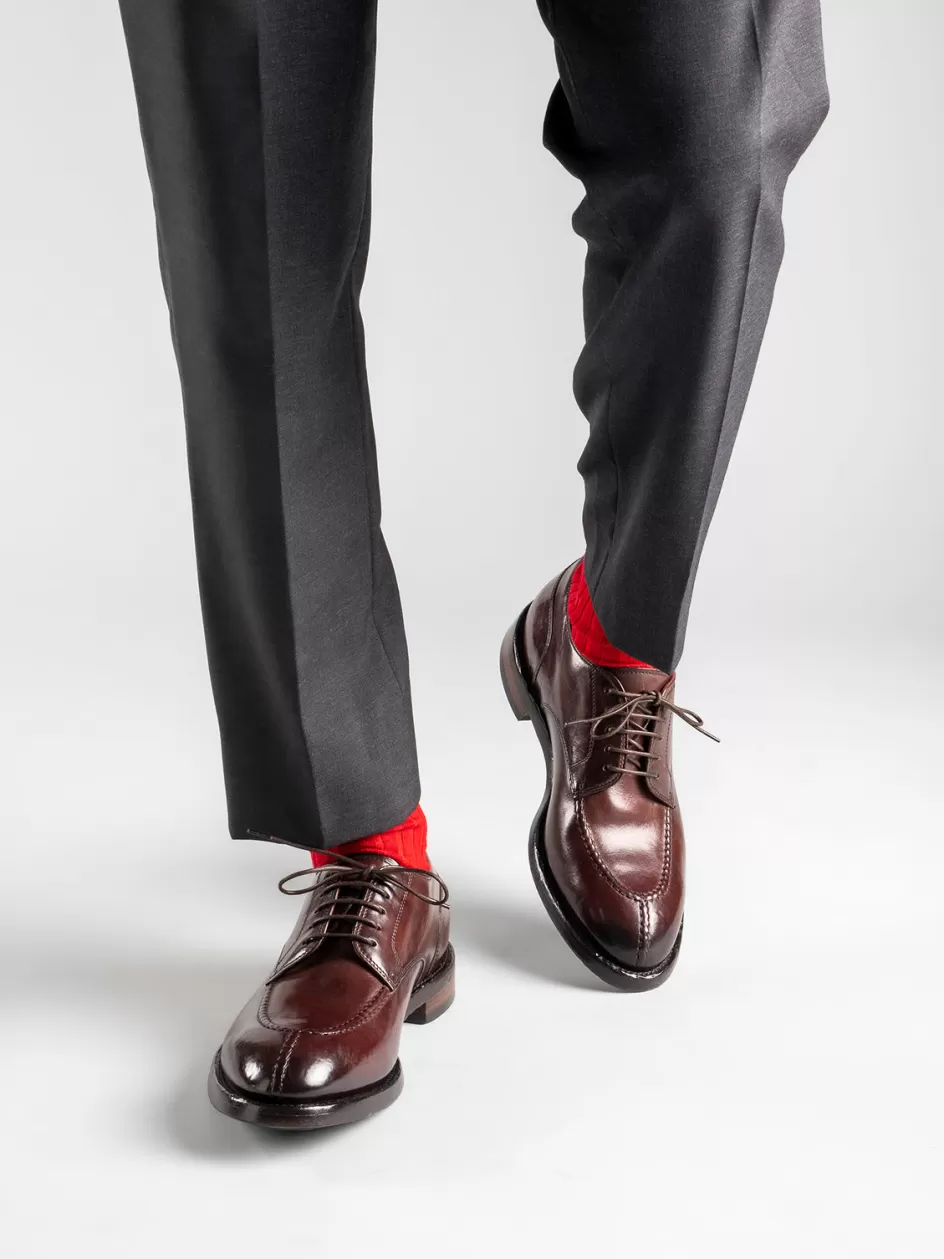 temple_005__burgundy_leather_derby_shoes_98653.webp Officine Creative Derbies | Icons>TEMPLE 005 - Leather Derby Shoes BURGUNDY
