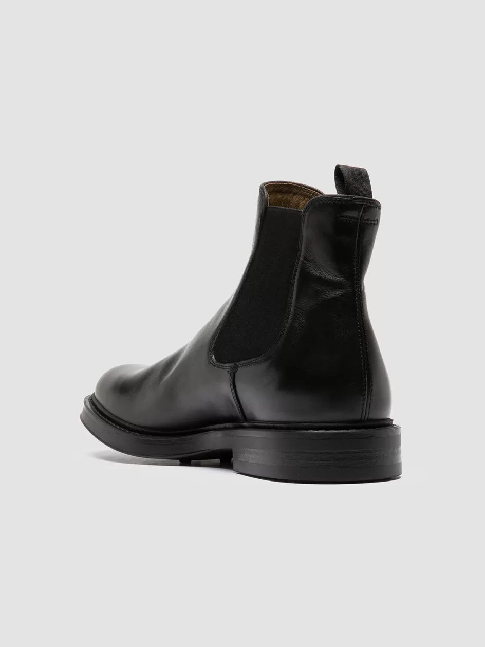 uniform_005__black_leather_chelsea_boots_101628.webp Officine Creative Ankle Boots>UNIFORM 005 - Leather Chelsea Boots BLACK