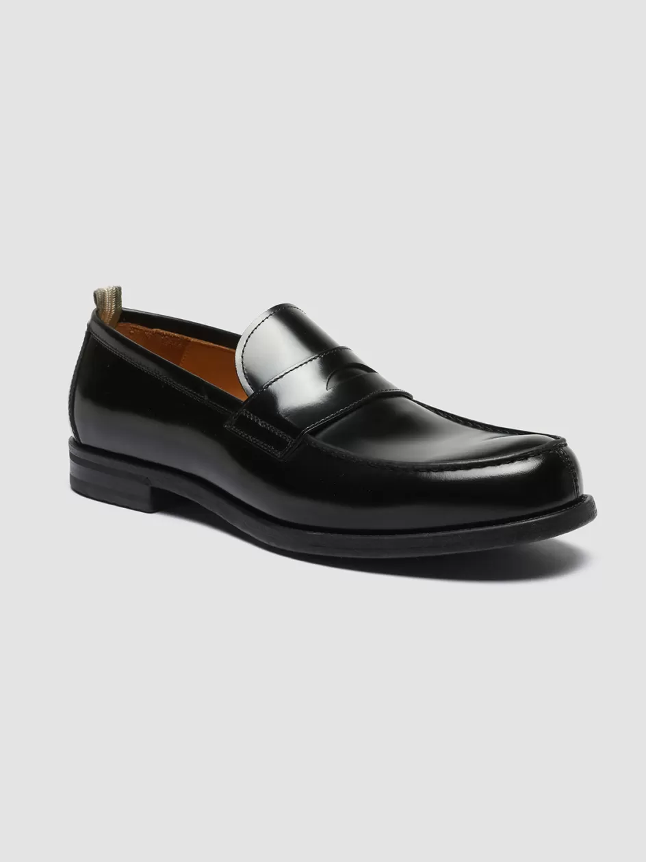 vine_001__black_leather_loafers_101112.webp Officine Creative Loafers>VINE 001 - Leather Loafers BLACK