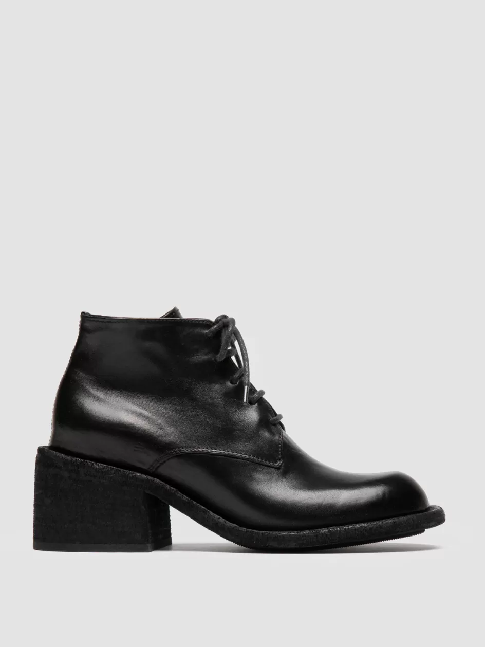 Officine Creative Derbies & Oxfords | Dress Shoes>WILDS 002 - Black Leather Chukka Boots NERO                                              